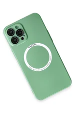 Newface iPhone 12 Pro Kılıf Jack Magneticsafe Lens Silikon - Yeşil - Görsel 3