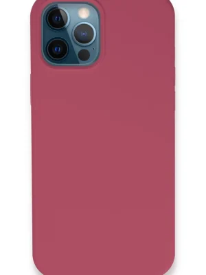 Newface iPhone 12 Pro Kılıf Lansman Legant Silikon - Fuşya