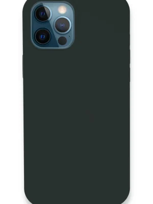 Newface iPhone 12 Pro Kılıf Lansman Legant Silikon - Koyu Yeşil