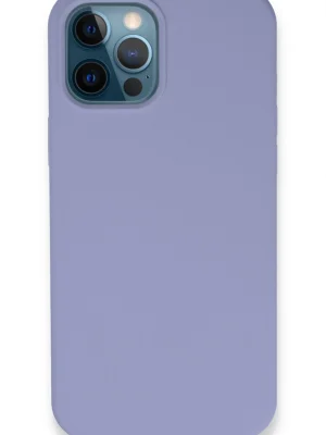 Newface iPhone 12 Pro Kılıf Lansman Legant Silikon - Lila