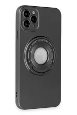 Newface iPhone 12 Pro Kılıf Lukka Magneticsafe Kapak - Siyah - Görsel 2