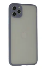 Newface iPhone 12 Pro Kılıf Montreal Silikon Kapak - Gri - Görsel 2