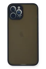 Newface iPhone 12 Pro Kılıf Montreal Silikon Kapak - Lacivert