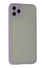 Newface iPhone 12 Pro Kılıf Montreal Silikon Kapak - Mor - Görsel 2