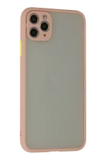 Newface iPhone 12 Pro Kılıf Montreal Silikon Kapak - Pembe - Görsel 2