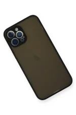 Newface iPhone 12 Pro Kılıf Montreal Silikon Kapak - Siyah - Görsel 3