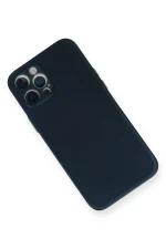 Newface iPhone 12 Pro Kılıf PP Ultra İnce Kapak - Mavi - Görsel 3