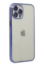 Newface iPhone 12 Pro Kılıf Razer Lensli Silikon - Mor - Görsel 3