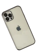 Newface iPhone 12 Pro Kılıf Razer Lensli Silikon - Siyah - Görsel 2