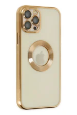 Newface iPhone 12 Pro Kılıf Slot Silikon - Gold - Görsel 2