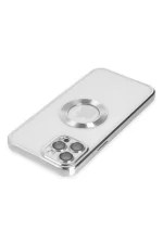 Newface iPhone 12 Pro Kılıf Slot Silikon - Gümüş - Görsel 4