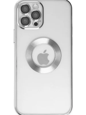 Newface iPhone 12 Pro Kılıf Slot Silikon - Gümüş