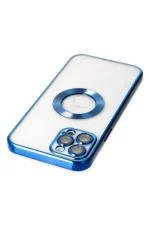 Newface iPhone 12 Pro Kılıf Slot Silikon - Mavi - Görsel 3