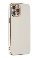 Newface iPhone 12 Pro Kılıf Volet Silikon - Beyaz