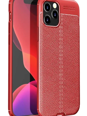 Newface iPhone 12 Pro Max Kılıf Auto Focus Kapak - Kırmızı