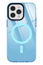 Newface iPhone 12 Pro Max Kılıf Beta Magneticsafe Silikon - Mavi