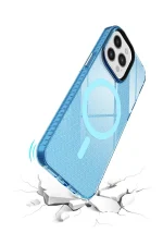 Newface iPhone 12 Pro Max Kılıf Beta Magneticsafe Silikon - Mavi - Görsel 4