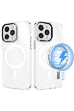 Newface iPhone 12 Pro Max Kılıf Beta Magneticsafe Silikon - Şeffaf - Görsel 2