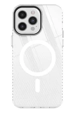 Newface iPhone 12 Pro Max Kılıf Beta Magneticsafe Silikon - Şeffaf