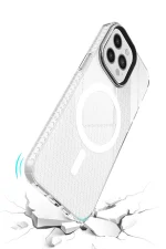 Newface iPhone 12 Pro Max Kılıf Beta Magneticsafe Silikon - Şeffaf - Görsel 4