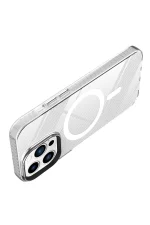 Newface iPhone 12 Pro Max Kılıf Beta Magneticsafe Silikon - Şeffaf - Görsel 6