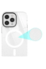 Newface iPhone 12 Pro Max Kılıf Beta Magneticsafe Silikon - Şeffaf - Görsel 7