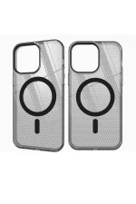 Newface iPhone 12 Pro Max Kılıf Beta Magneticsafe Silikon - Siyah - Görsel 8