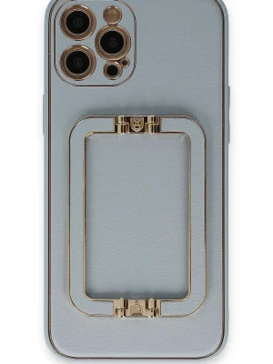 Newface iPhone 12 Pro Max Kılıf Coco Elit Kapak - Turkuaz