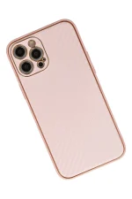 Newface iPhone 12 Pro Max Kılıf Coco Karbon Silikon - Pembe - Görsel 3