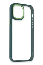 Newface iPhone 12 Pro Max Kılıf Dora Kapak - Haki Yeşil - Görsel 2