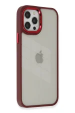 Newface iPhone 12 Pro Max Kılıf Dora Kapak - Kırmızı