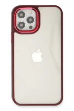 Newface iPhone 12 Pro Max Kılıf Dora Kapak - Kırmızı - Görsel 3