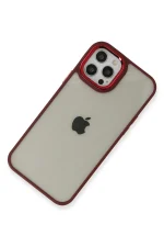 Newface iPhone 12 Pro Max Kılıf Dora Kapak - Kırmızı - Görsel 4