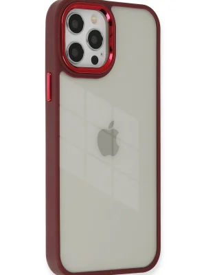 Newface iPhone 12 Pro Max Kılıf Dora Kapak - Kırmızı