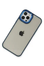 Newface iPhone 12 Pro Max Kılıf Dora Kapak - Mavi - Görsel 4