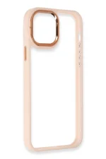 Newface iPhone 12 Pro Max Kılıf Dora Kapak - Pudra - Görsel 2