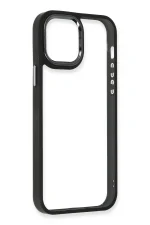 Newface iPhone 12 Pro Max Kılıf Dora Kapak - Siyah - Görsel 2