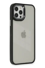 Newface iPhone 12 Pro Max Kılıf Dora Kapak - Siyah