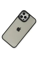 Newface iPhone 12 Pro Max Kılıf Dora Kapak - Siyah - Görsel 4