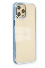 Newface iPhone 12 Pro Max Kılıf Element Silikon - Mavi - Görsel 2