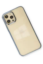 Newface iPhone 12 Pro Max Kılıf Element Silikon - Mavi - Görsel 3