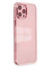 Newface iPhone 12 Pro Max Kılıf Element Silikon - Pembe - Görsel 2