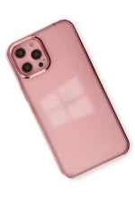 Newface iPhone 12 Pro Max Kılıf Element Silikon - Pembe - Görsel 3