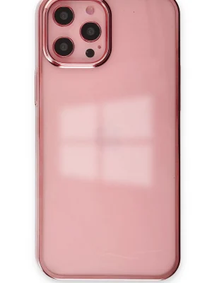 Newface iPhone 12 Pro Max Kılıf Element Silikon - Pembe