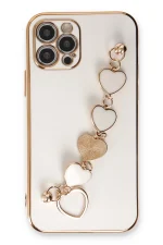 Newface iPhone 12 Pro Max Kılıf Esila Silikon - Beyaz - Görsel 2