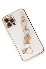 Newface iPhone 12 Pro Max Kılıf Esila Silikon - Beyaz - Görsel 3