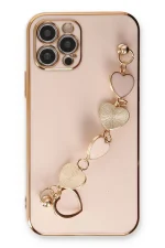 Newface iPhone 12 Pro Max Kılıf Esila Silikon - Pudra - Görsel 2