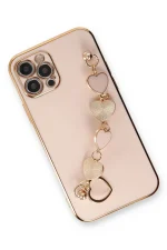 Newface iPhone 12 Pro Max Kılıf Esila Silikon - Pudra - Görsel 3