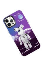 Newface iPhone 12 Pro Max Kılıf Estoril Desenli Kapak - Estoril - 8 - Görsel 2