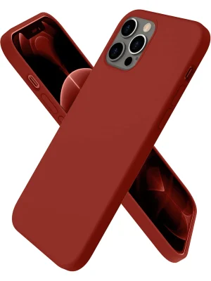 Newface iPhone 12 Pro Max Kılıf First Silikon - Bordo